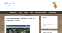 Desktop Screenshot of jeffersonfleamarket.net